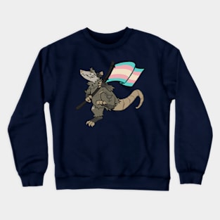 Trans Rights Opossum (remastered) Crewneck Sweatshirt